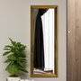 Hanah Home Espejo de muelle con marco dorado Smooth - Gold